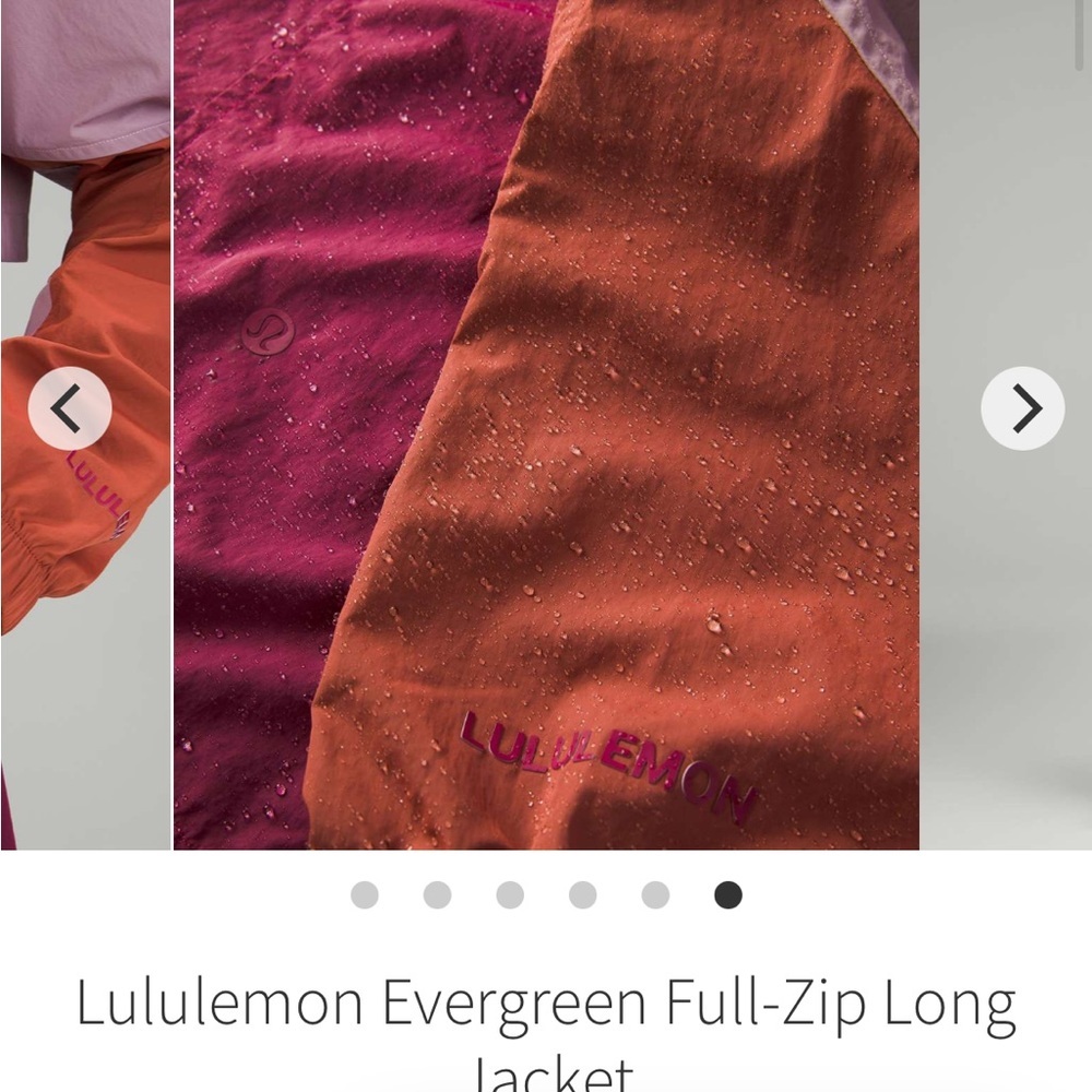 Lululemon Athletica Women's Red and Purple Ski Jacket - Picture 6 of 9